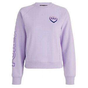 G/Fore Forever French Terry Raglan Crewneck Sweatshirt, Aura Purple